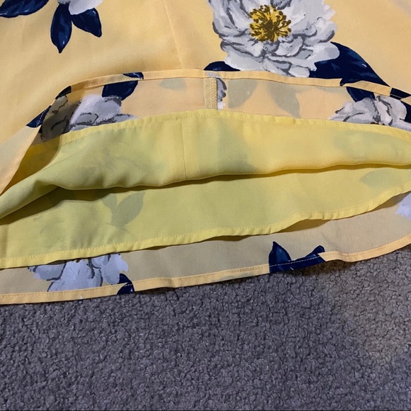 Lulu’s J.O.A. Yellow Floral Dress - Picture 7 of 9